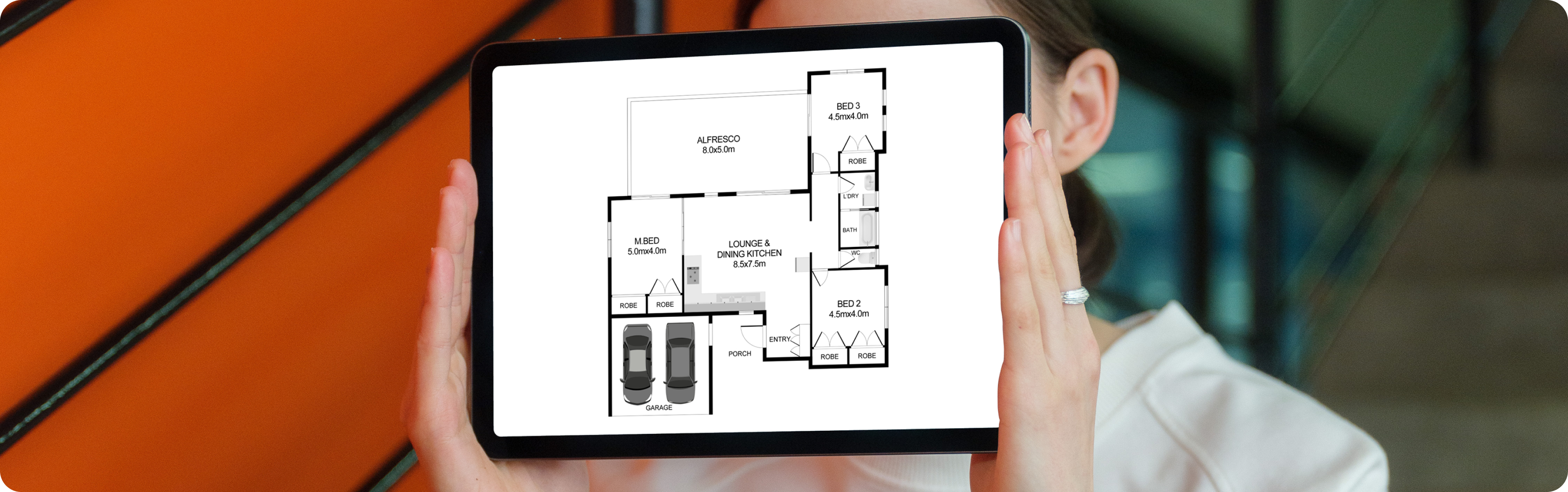 Tanomo Floor-plans black and white floor plan sample