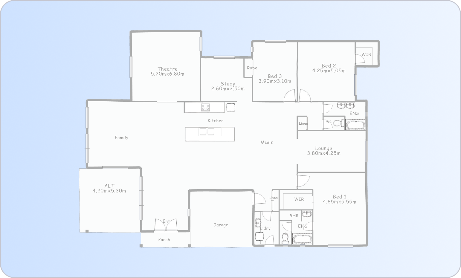 After floor plan rendering