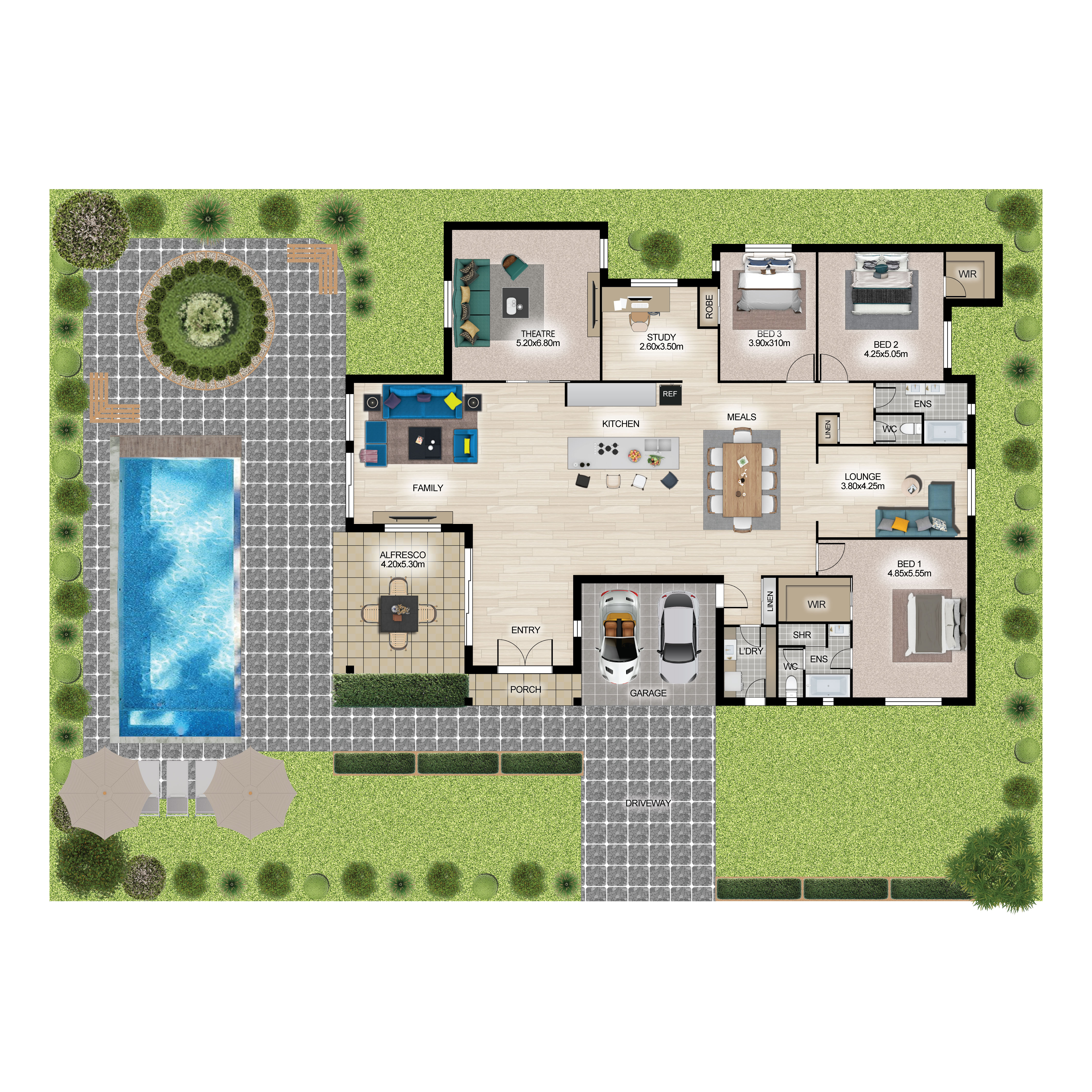 Site plan combination sample 2