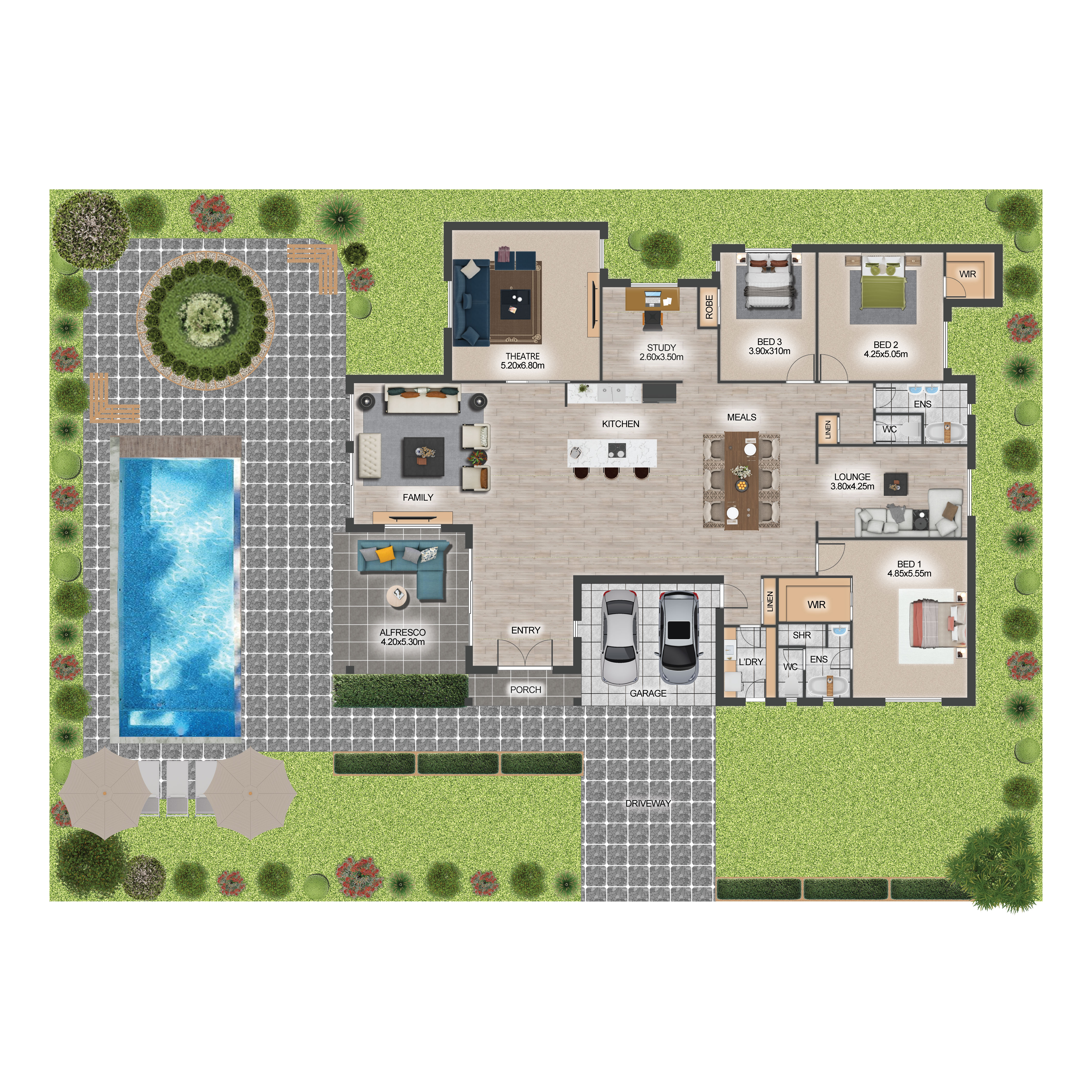Site plan combination sample 3