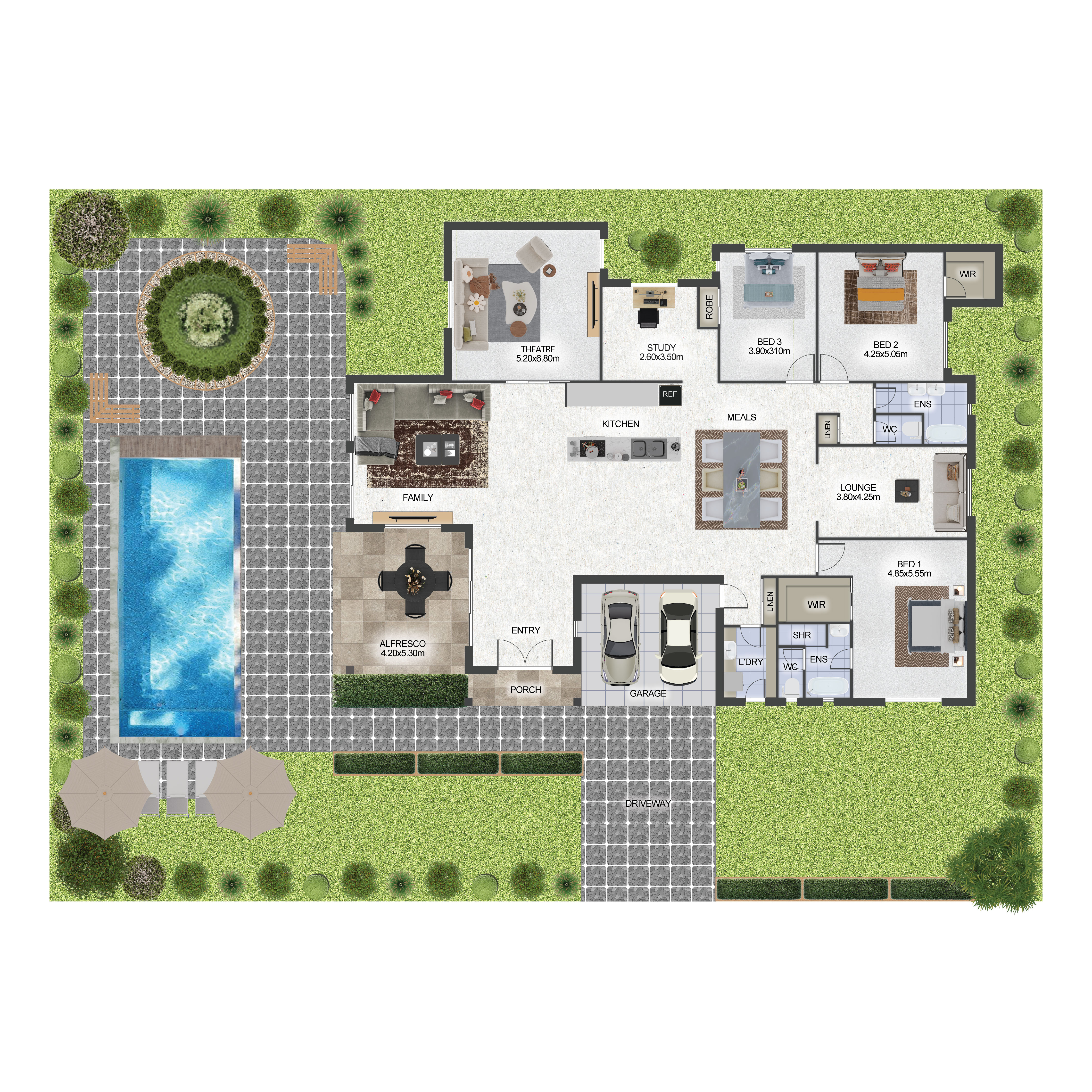 Site plan combination sample 4