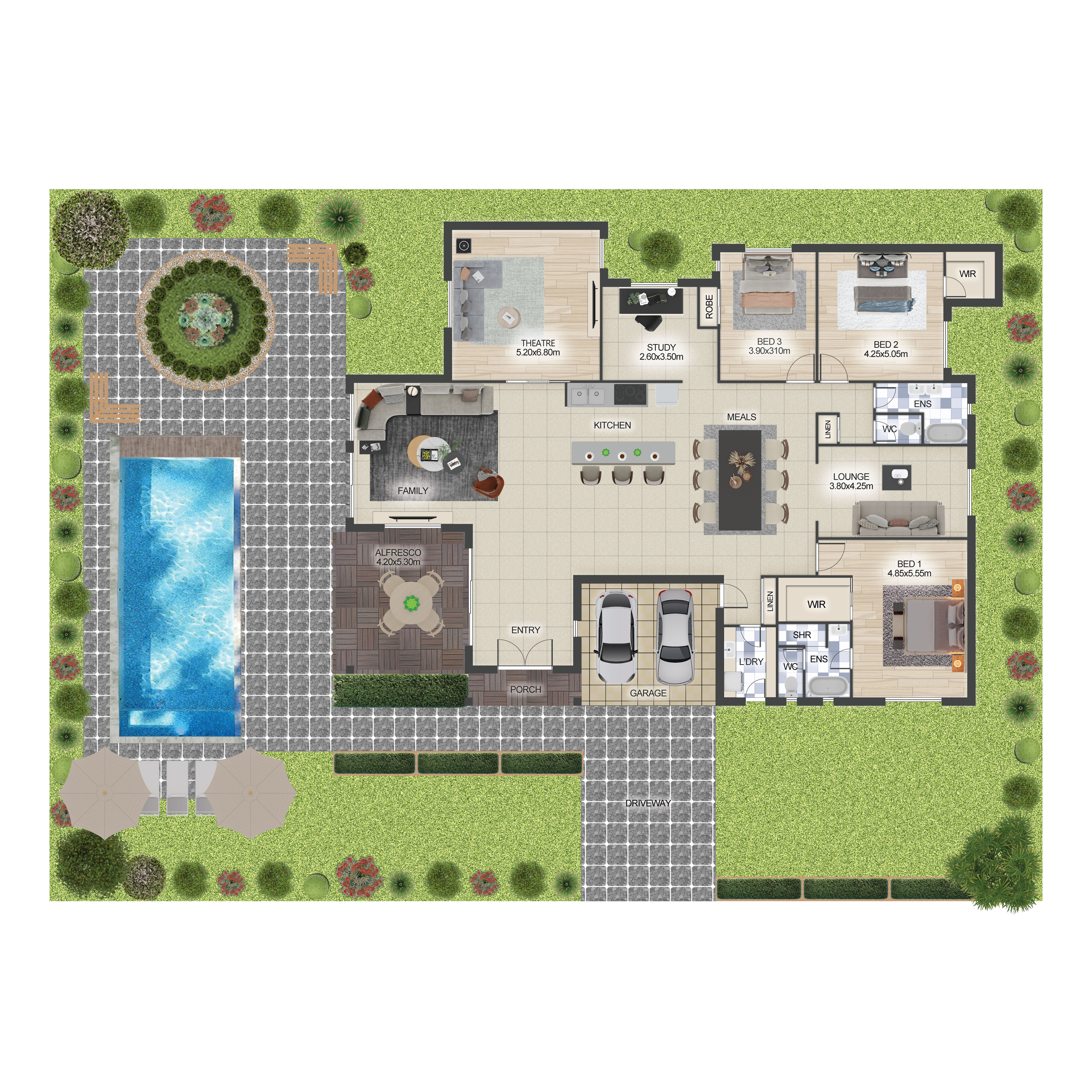 Site plan combination sample 5